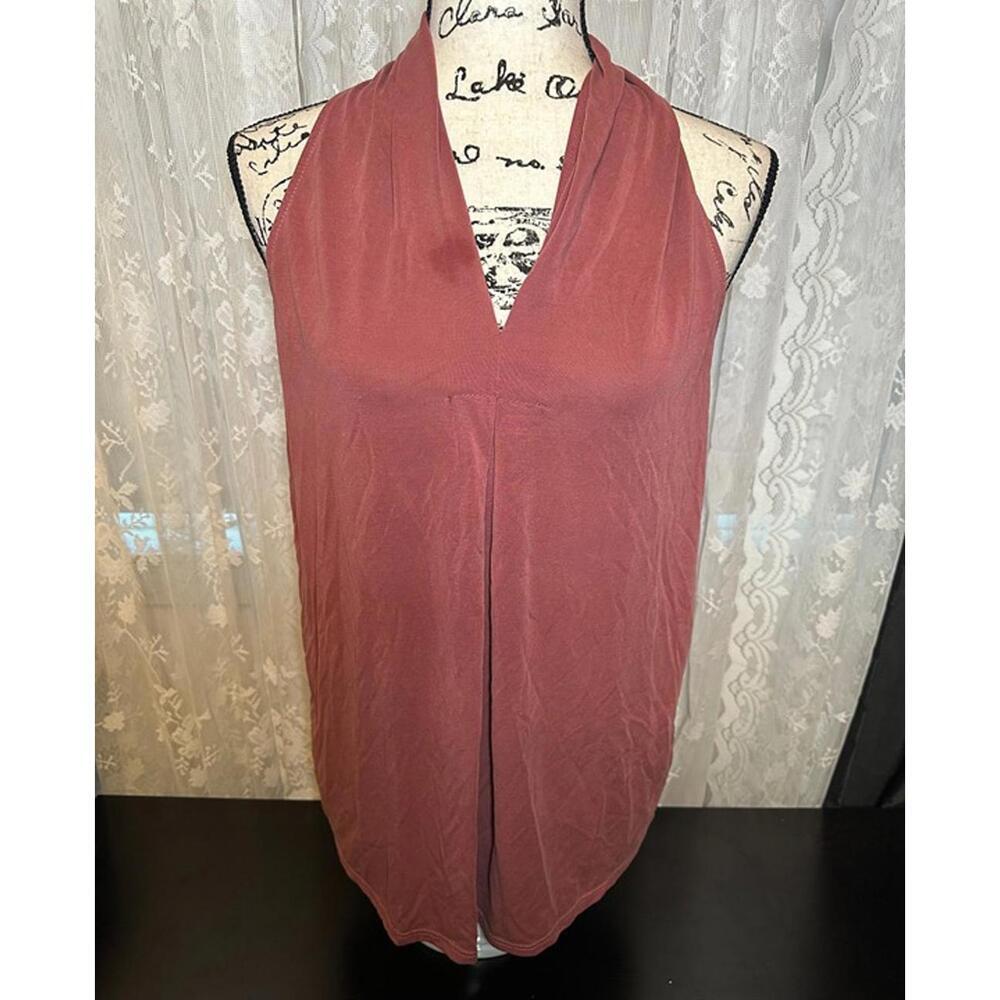 Green Envelope Los Angeles Halter Top Blouse – Mauve Pink, Size M